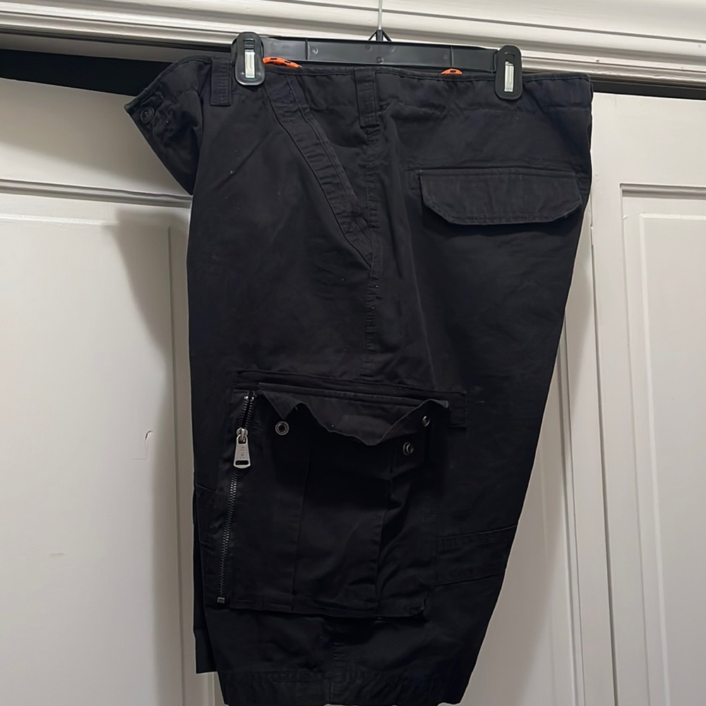 Black Cargo shorts